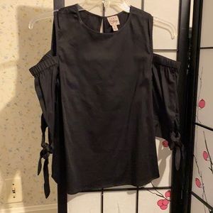 Brand new open shoulder top